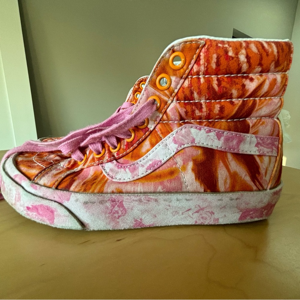VANS Sk8-Hi 38 DX x Collina Strada Womens Shoes Orange Pink